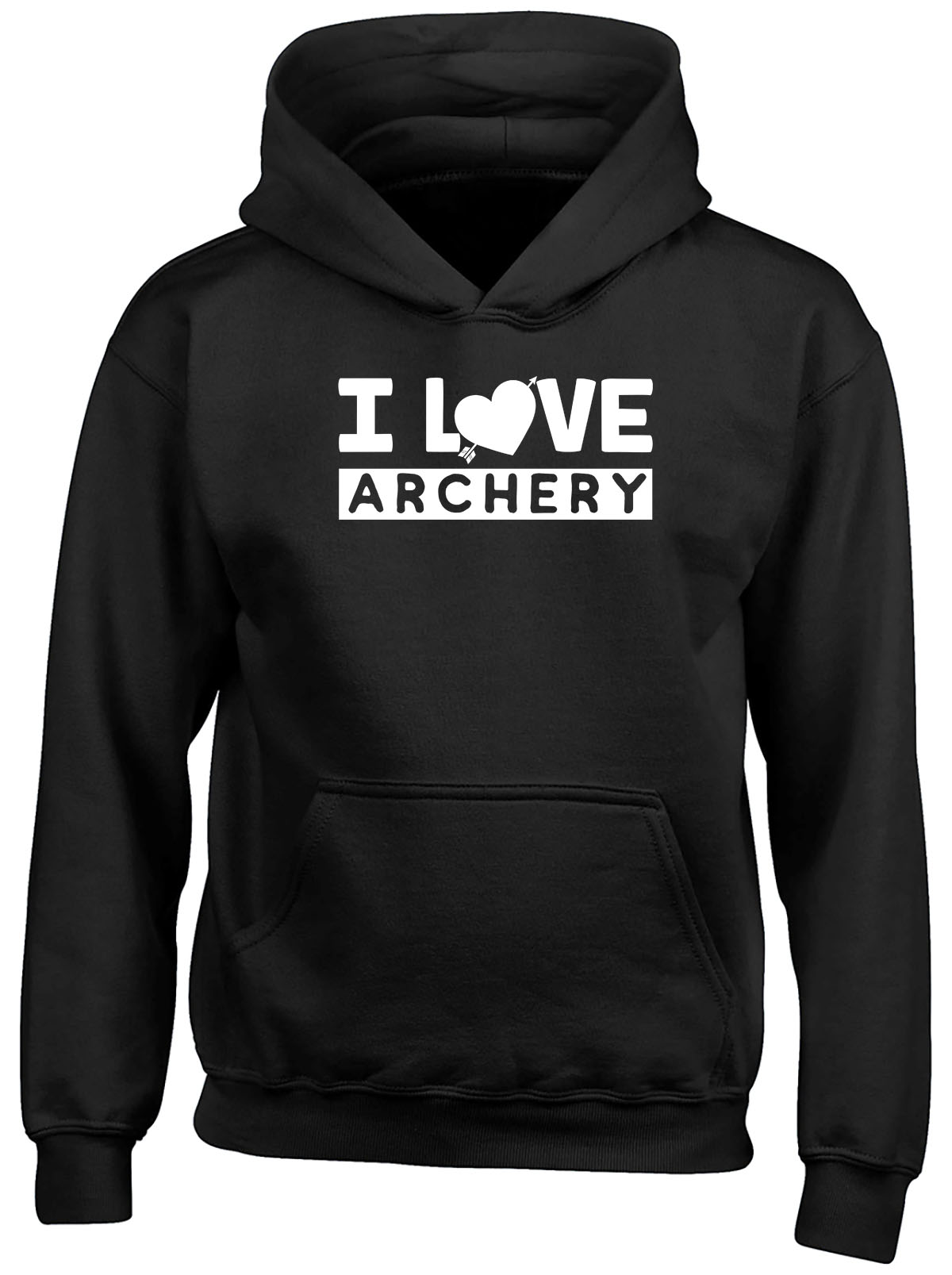 I Love Archery Childrens Kids Hooded Top Hoodie Boys Girls eBay